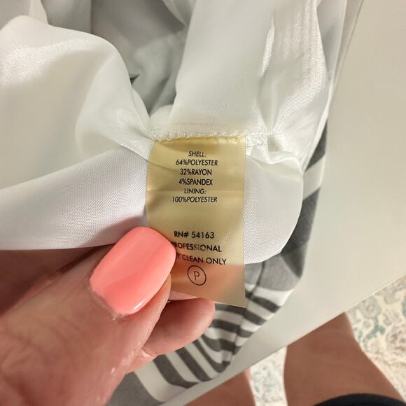 Calvin Klein Gray Striped Mini Dress - Picture 16 of 16